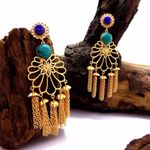 Buy Ferosh Imbali Tassel Dangler Earrings - Purplle