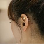 Buy Ferosh Golden Star Earclip - Purplle