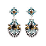 Buy Ferosh Flashy Statement Danglers - Purplle