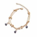 Buy Ferosh Mirielle Layered Anklet - Purplle