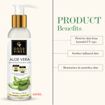 Buy Good Vibes Aloe Vera Wide Spectrum Sunscreen Lotion SPF 50 | Non-Greasy, Anti-Ageing | Nourishing | No Parabens, No Animal Testing (120 ml) - Purplle