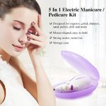 Buy TOUCHBeauty TB 0602A 5 in 1 Electric Manicure/Pedicure Set - Purplle