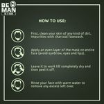 Buy Be O Man - Activated Charcoal Peel Off Mask (100 g) - Purplle