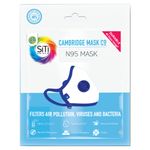 Buy Dettol Cambridge Basic N95 Anti-Pollution Mask, Navy Blue - Large - Purplle