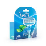 Buy Gillette Venus Razor Blades for Women Pack of 2 - Purplle