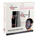 Buy O3+ Italian Moor Mud Peel Off Mask Kit with Black and White Algae Mask (120g + 120g) - Purplle