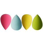 Buy Gorgio Professional Beauty Blender Puff Sponge Egg Shape - 4 Pcs (Pink Blue, Yellow Green) - Purplle