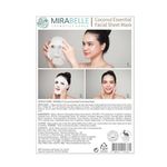 Buy Mirabelle Korea Coconut Essential Facial Sheet Mask (A Pack Of 5) (25 ml) - Purplle