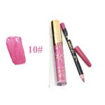 Buy Kiss Beauty Matte Liquid Lip Stick and Lip Liner (10) - Purplle