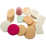 Buy AY Makeup Cosmetic Sponge Puff (Set of 12), Color May Vary - Purplle