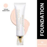 Buy Swiss Beauty Primer Mousse Foundation Weighless Smooth & Velvet Touch (40 ml) (White Ivory) 01 - Purplle