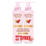Buy VLCC Active Fruits Body Lotion (B1G1) (Each 400 ml) - Purplle