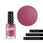 Buy Purplle Nail Lacquer, Pink, Matte - High On Book Readings 6 | No streaks | Chip resistent | Long Lasting | One-swipe Application | Quick Drying | Highly Pigmented (9 ml) - Purplle