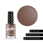 Buy Purplle Nail Lacquer, Brown, Matte - High On Love 8 | No streaks | Chip resistent | Long Lasting | One-swipe Application | Quick Drying | Highly Pigmented (9 ml) - Purplle