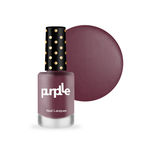 Buy Purplle Nail Lacquer, Purple, Matte - High On Coffee 9 | No streaks | Chip resistent | Long Lasting | One-swipe Application | Quick Drying | Highly Pigmented (9 ml) - Purplle