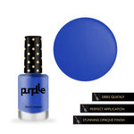 Buy Purplle Nail Lacquer, Blue, Matte - High On Booze 14 | No streaks | Chip resistent | Long Lasting | One-swipe Application | Quick Drying | Highly Pigmented (9 ml) - Purplle