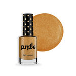 Buy Purplle Nail Lacquer, Golden, Glitter - High On Ferry Lights 10 | High Shine | Quick Drying | Consistent Shade | One-swipe Application - Purplle