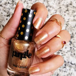 Buy Purplle Nail Lacquer, Golden, Glitter - High On Ferry Lights 10 | High Shine | Quick Drying | Consistent Shade | One-swipe Application - Purplle