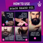 Buy Roach Beard Oil for Men, Beard Oil for Growing Beard Faster, Beard Oil for Patchy Beard, Beard Oil for Dry Skin, Premium Beard Oil (30 ml) - Purplle
