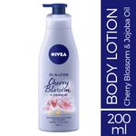 Buy NIVEA Body Lotion, Oil in Lotion Cherry Blossom & Jojoba Oil, 200ml - Purplle