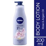 Buy NIVEA Body Lotion, Oil in Lotion Rose & Argan Oil, For Dry Skin, 200ml - Purplle