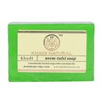 Buy Khadi Natural Ayurvedic Neem-Tulsi Soap (125 g) - Purplle