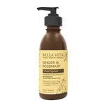 Buy Anti-Frizz Ginger & Rosemary Shampoo/ Hair Cleanser for Frizzy Hair with Organic Argan Oil, 200 ml, SLES & Paraben Free | HairGrowth & Anti Hair Fall - Purplle