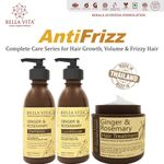 Buy Anti-Frizz Ginger & Rosemary Shampoo/ Hair Cleanser for Frizzy Hair with Organic Argan Oil, 200 ml, SLES & Paraben Free | HairGrowth & Anti Hair Fall - Purplle