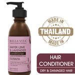 Buy Kaffir Lime & Lavender Hair Conditioner with Organic Argan Oil, 200 ml for Intense Moisturising of Thin, Dry, Weak & Brittle Hair | SLES & Paraben Free | Complete Hair Nourishment - Purplle