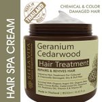 Buy CedarWood Geranium Hair Spa Cream Masque Pack for Coloured Hair & Chemically Damaged Treatment, 250 ml | Vitamin E & B5 | SLES & Paraben Free | Intense Hydration - Purplle