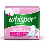 Buy Whisper Ultra Soft XL Plus Sanitary Pads 7 count - Purplle