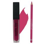 Buy Arezia Matte Me Ultra Smooth Matte Lipstick Lipcream (Cochineal Pink) & Camelon Lip Liner (Fuchsia Pink) - Purplle