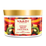 Buy Vaadi Herbals Refreshing Fruit Face Pack With Apple Lemon & Cucumber (600 g) - Purplle