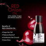 Buy Qraa Men Red Onion Oil With Black Seed Oil - Cold Pressed Oil - Purplle