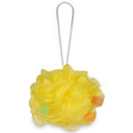 Buy Gorgio Professional Lemon Yellow Bath Loofah Infused With Foaming Cube Color May Vary - Purplle