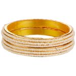 Buy Kord Store Fashion Jewellery Traditional Gold Plated Bangles Set for Girls and Women. Two Bangales (KSBAN50007) - Purplle