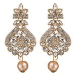 Buy Kord Store Traditional Gold Plated Diamond Earrings for Girls & Women. One Pair Of Earring (KSEAR70003) - Purplle