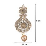 Buy Kord Store Traditional Gold Plated Diamond Earrings for Girls & Women. One Pair Of Earring (KSEAR70003) - Purplle