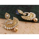 Buy Kord Store Traditional Gold Plated Diamond Earrings for Girls & Women. One Pair Of Earring (KSEAR70005) - Purplle