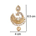 Buy Kord Store Traditional Gold Plated Diamond Earrings for Girls & Women. One Pair Of Earring (KSEAR70005) - Purplle