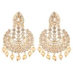 Buy Kord Store Traditional Gold Plated Diamond Earrings for Girls & Women. One Pair Of Earring (KSEAR70008) - Purplle