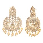 Buy Kord Store Traditional Gold Plated Diamond Earrings for Girls & Women. One Pair Of Earring (KSEAR70008) - Purplle