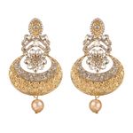 Buy Kord Store Traditional Gold Plated Diamond Earrings for Girls & Women. One Pair Of Earring (KSEAR70015) - Purplle