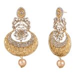 Buy Kord Store Traditional Gold Plated Diamond Earrings for Girls & Women. One Pair Of Earring (KSEAR70015) - Purplle