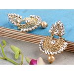 Buy Kord Store Traditional Gold Plated Diamond Earrings for Girls & Women. One Pair Of Earring (KSEAR70016) - Purplle