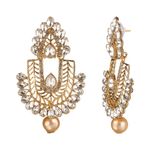 Buy Kord Store Traditional Gold Plated Diamond Earrings for Girls & Women. One Pair Of Earring (KSEAR70016) - Purplle