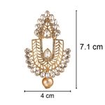 Buy Kord Store Traditional Gold Plated Diamond Earrings for Girls & Women. One Pair Of Earring (KSEAR70016) - Purplle