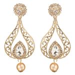 Buy Kord Store Traditional Gold Plated Diamond Earrings for Girls & Women. One Pair Of Earring (KSEAR70017) - Purplle