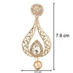 Buy Kord Store Traditional Gold Plated Diamond Earrings for Girls & Women. One Pair Of Earring (KSEAR70017) - Purplle