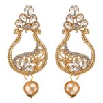 Buy Kord Store Traditional Gold Plated Diamond Earrings for Girls & Women. One Pair Of Earring (KSEAR70018) - Purplle